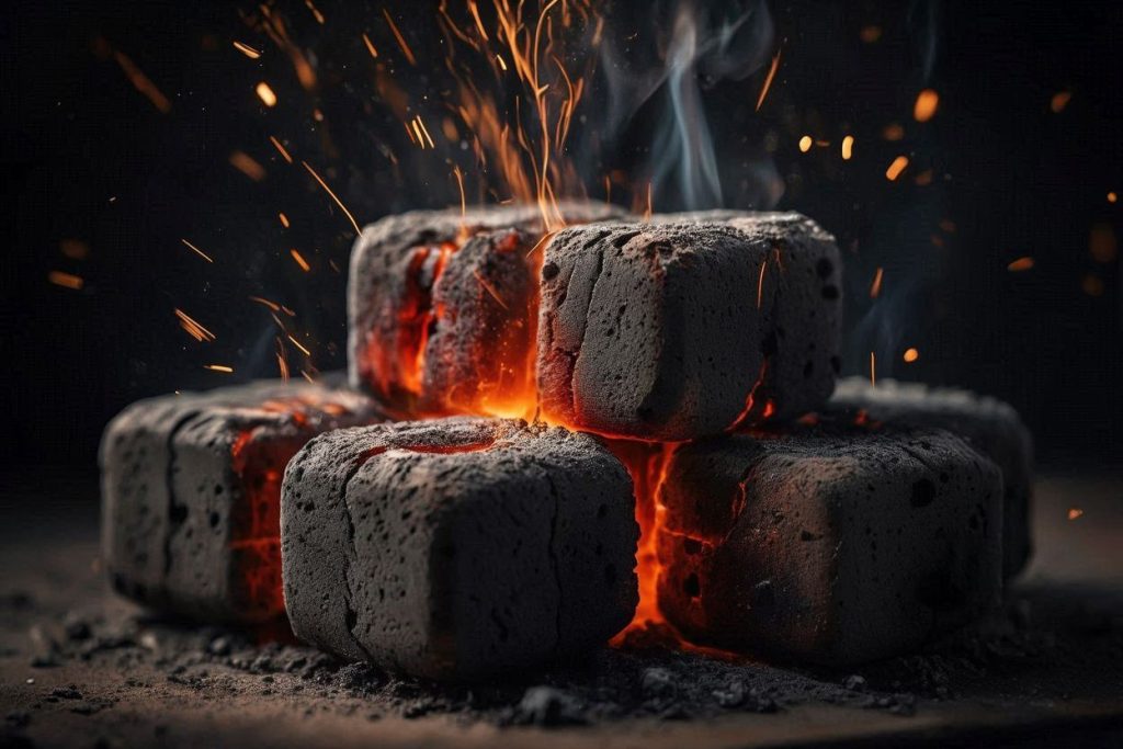 quick technique for lighting charcoal briquettes