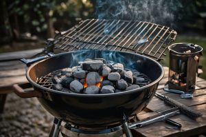 beginner charcoal start for grilling