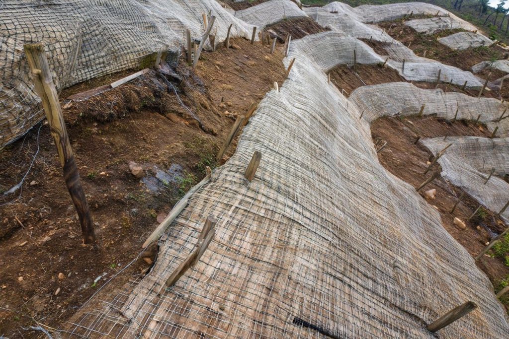 cara pemasangan cocomesh di lereng