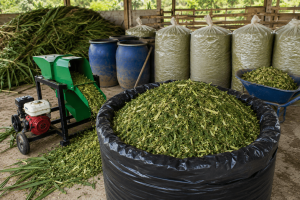 cara mencacah rumput lebih cepat