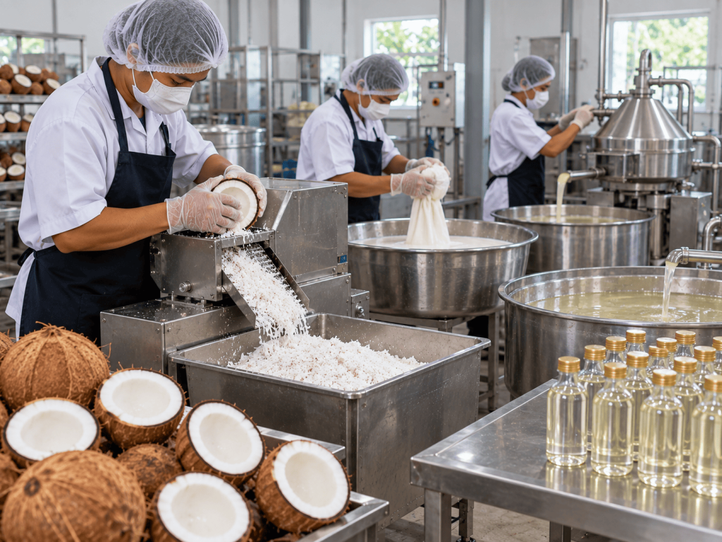 proses pengolahan kelapa menjadi VCO