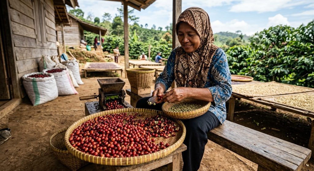 cara-cepat-mengupas-kopi