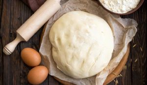 adonan roti sebelum dipanggang